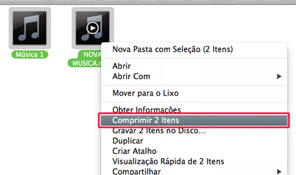 Instruções de upload Mac OS